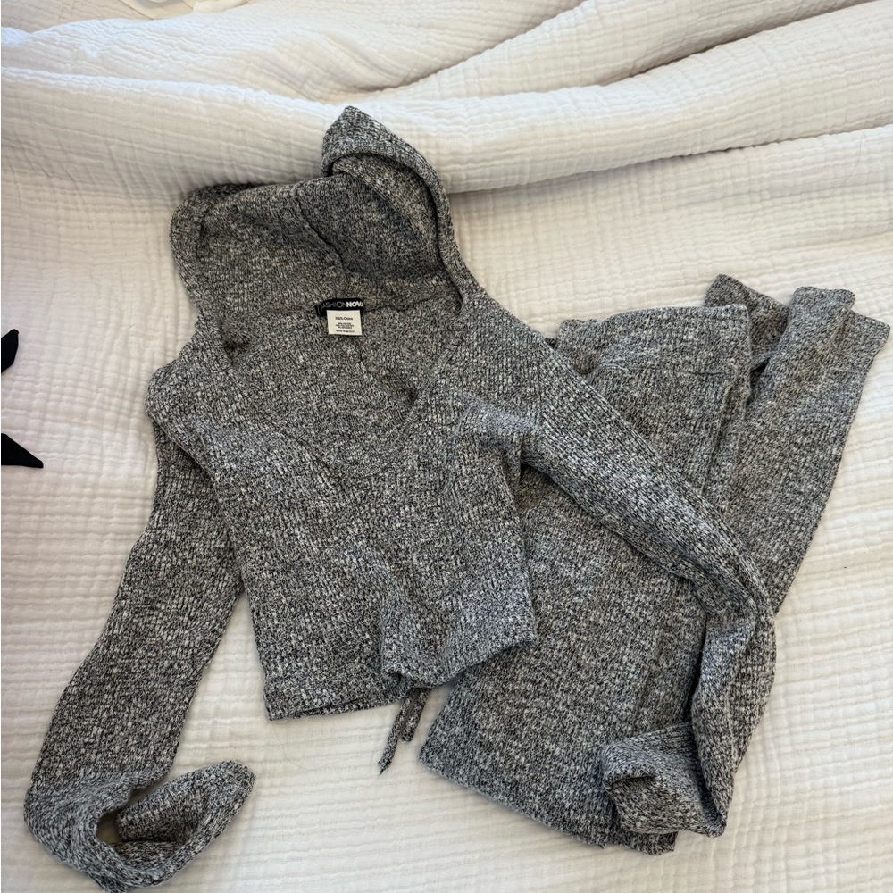 Fashion Nova Gray Cardigan Sweater